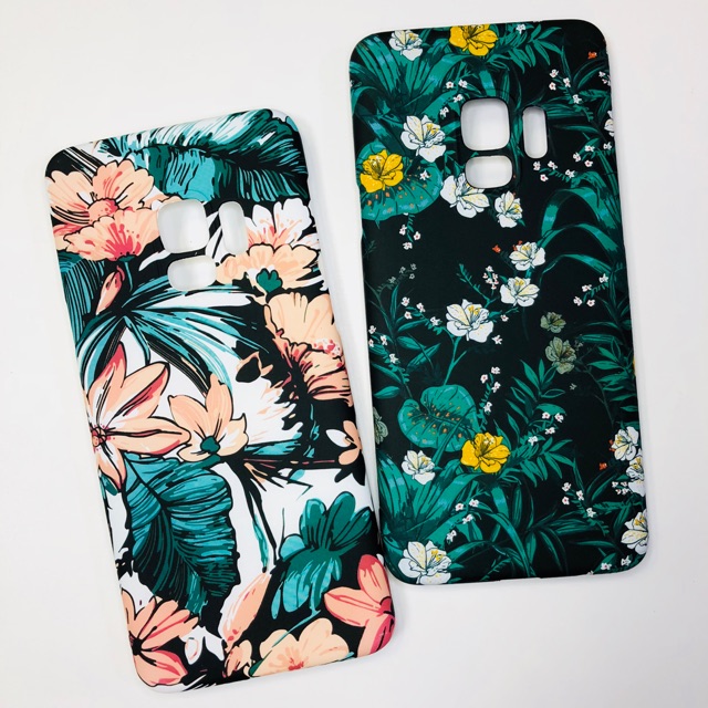 Samsung S9/ S9plus Ốp hoa châu âu nhựa mịn in 4D sần