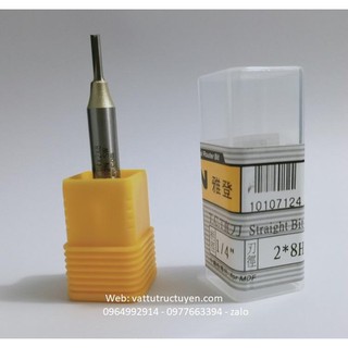 Dao CNC cắt alu gương thẳng 2 me ARDEN