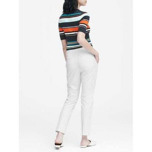 Quần tây âu trắng Banana Republic Ryan 572382