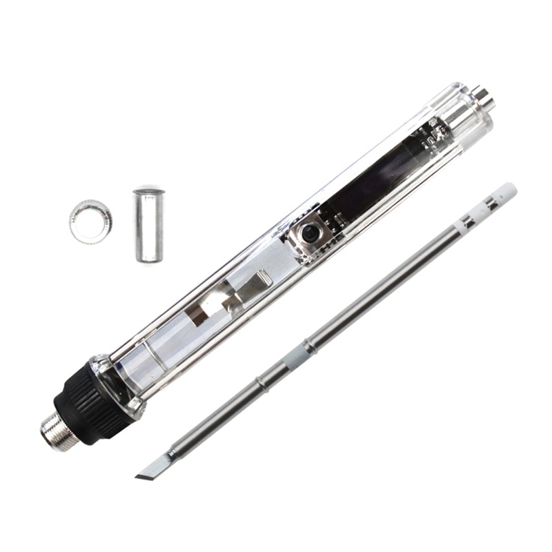 Mỏ Hàn Mini Màn Hình OLED Bằng Nhựa Trong Suốt