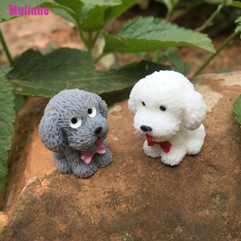 Mô Hình Chú Chó Mini Dễ Thương Dùng Trang Trí Sân Vườn