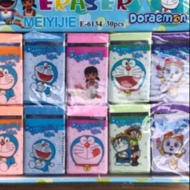 SỈ 30 CỤC GÔM DORAEMON [MÀU NGẪU NHIÊN]