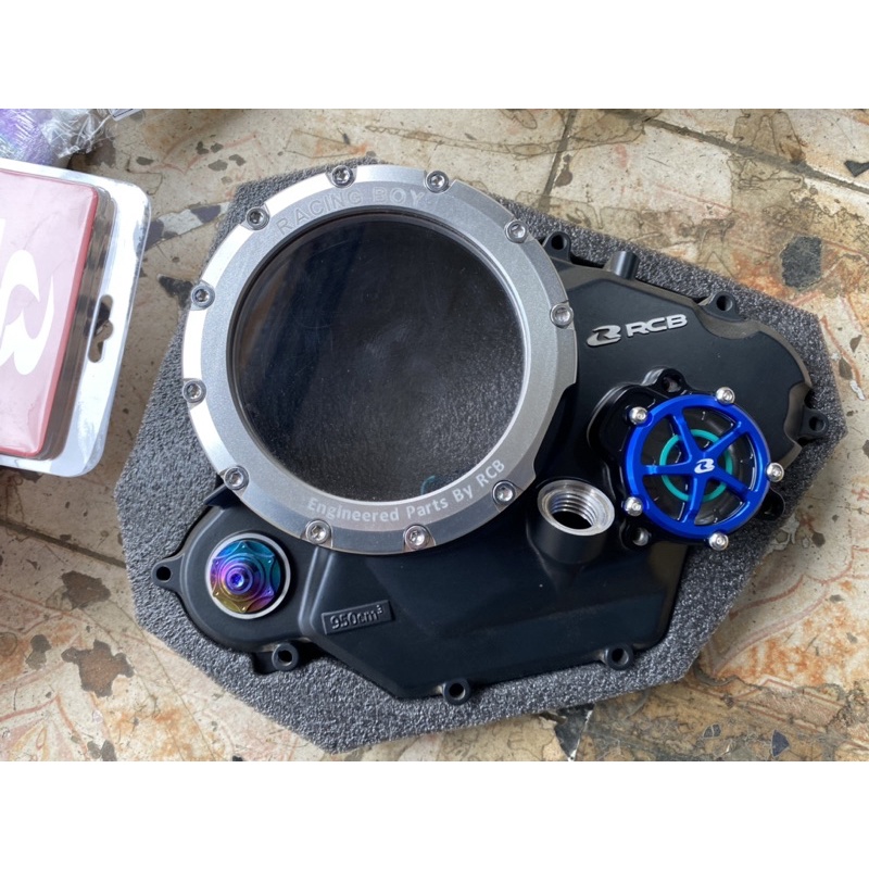 Nắp lọc nhớt rcb trong suốt gắn ex150 - 155