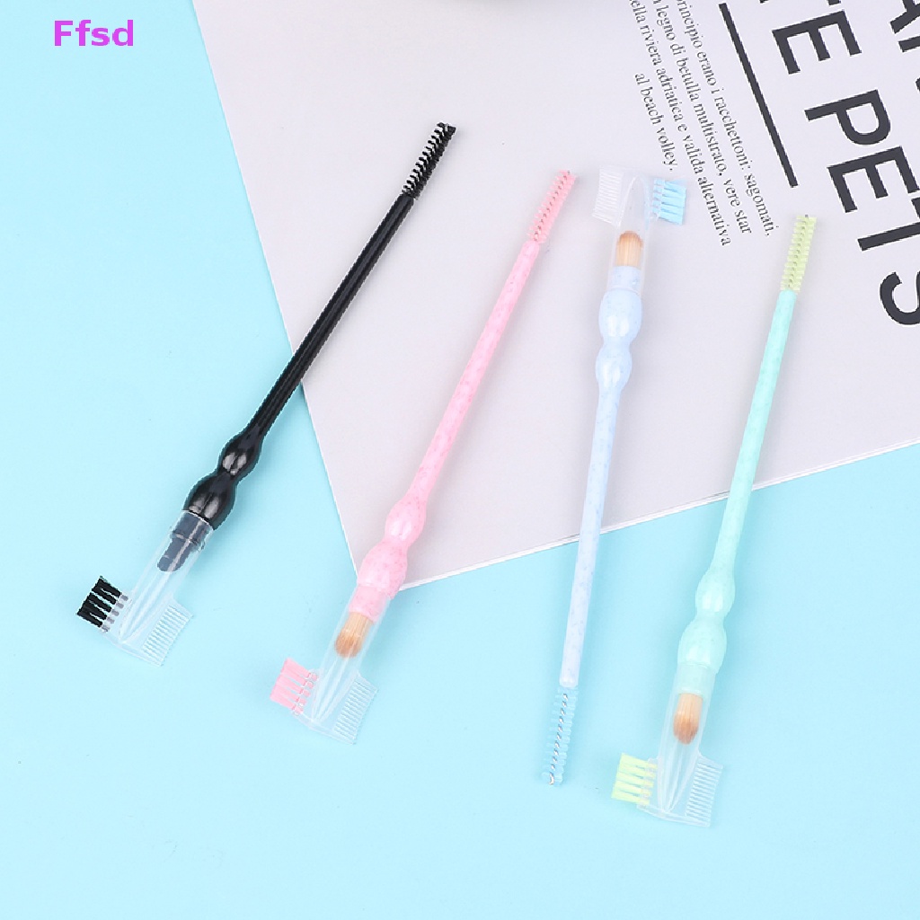 {Ffsd} Bộ Dụng Cụ Trang Điểm Ba Trong Một Ngạnh &amp; Lược Chải Lông Mi Trang Điểm Làm Đẹp * Bán Chạy