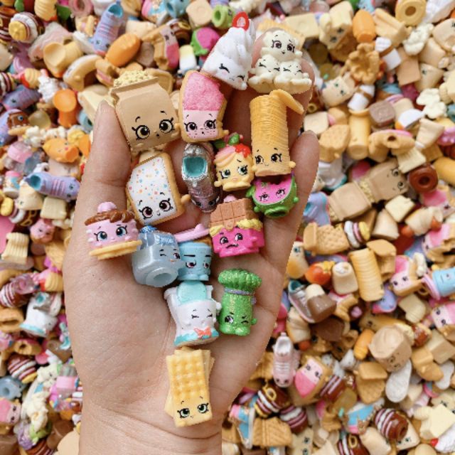 🌈 Combo 20 mô hình Bánh kẹo Shopkins ngẫu nhiên khác nhau - Đồ chơi VNXK SHOPKINS Real Littles