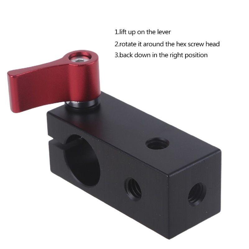 Kẹp Đơn zzz 15mm Cho Tay Cầm Máy Ảnh