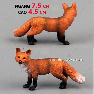 MÔ HÌNH ĐỘNG VẬT SIZE NHỎ - NHÓM B - CÁO HOANG DÃ TINH RANH - 7669.6