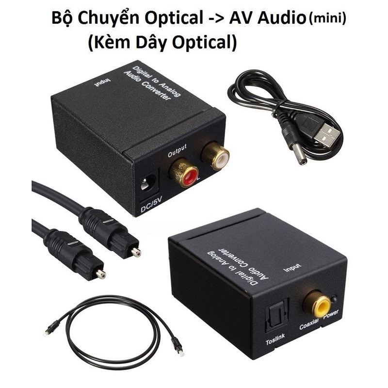 Bộ Chuyển Optical ra AV AUDIO mini