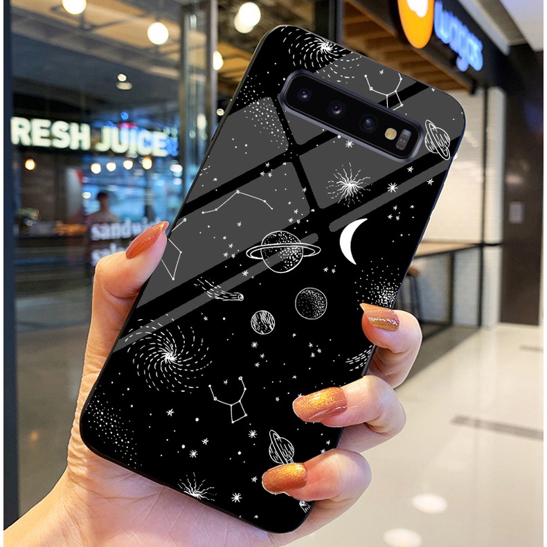Ốp Lưng SAMSUNG GALAXY S10, S10 PLUS, S10 E, S10 5G, S10 LITE Ốp kính bóng cao cấp Phi Hành Gia