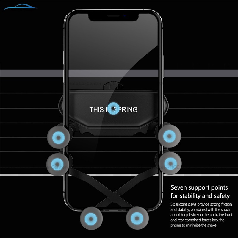 (Hàng Có Sẵn) Giá Đỡ Điện Thoại Gắn Khe Điều Hòa Xe Hơi