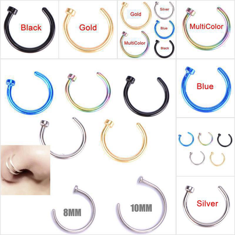 Khuyên Mũi Bằng Thép Phẫu Thuật Thiết Kế Mỏng