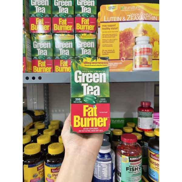 t08/2023 Viên uống giảm cân từ trà xanh Green Tea Fat Burner 200 viên của Mỹ