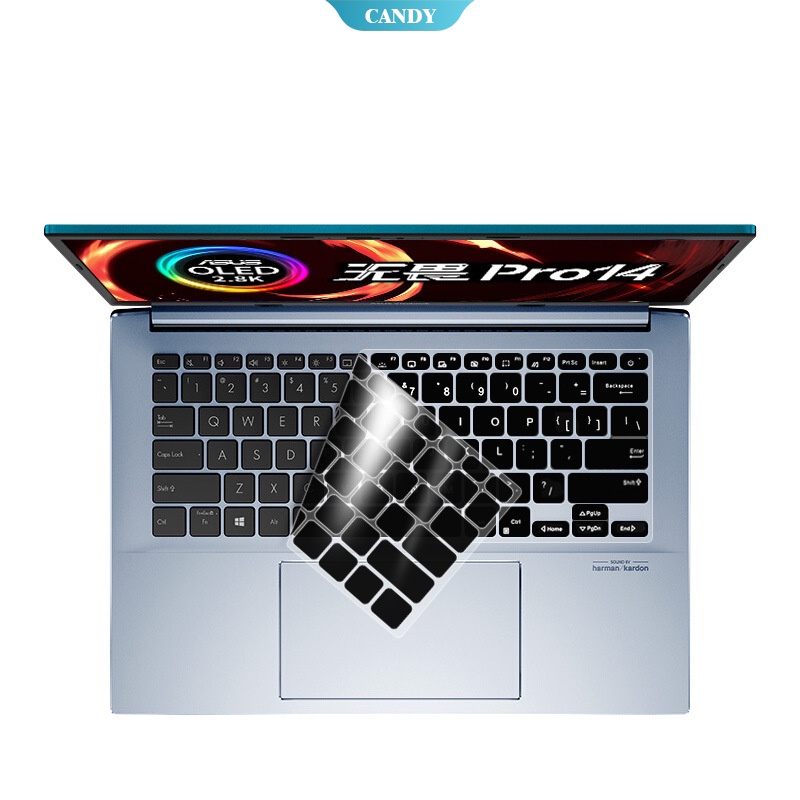 Phim Silicone Dán Bảo Vệ Bàn Phím Máy Tính ASUS Vivobook Pro 14 OLED K3400PH M3401Q Laptop 14"
