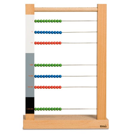 Khung hạt cườm lớn Montessori - Large Bead Frame