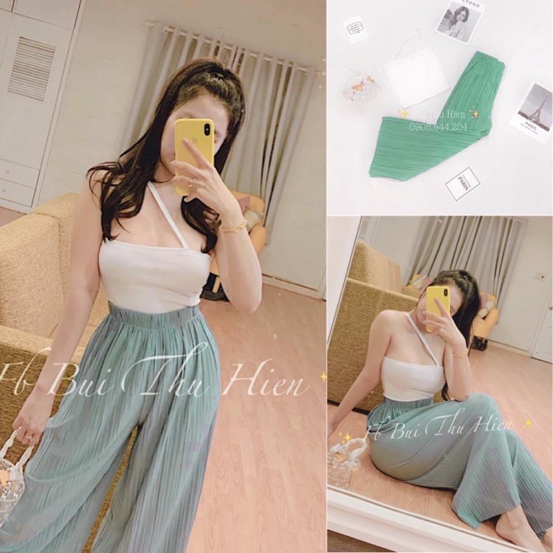 Set áo 1 dây quần dập ly suông