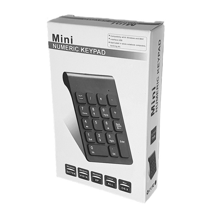 Bàn phím số không dây cho laptop Mini Number Keyboard