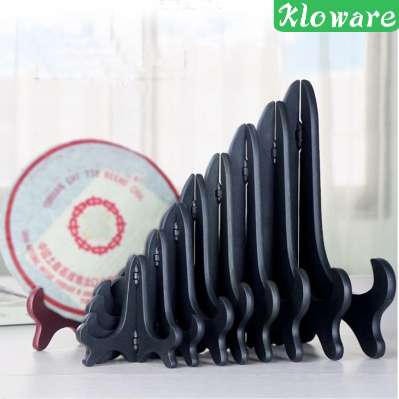 [Kloware] Giá Đỡ Trưng Bày Bát Đĩa 11 &quot;Gấp Lại Được Màu Đen