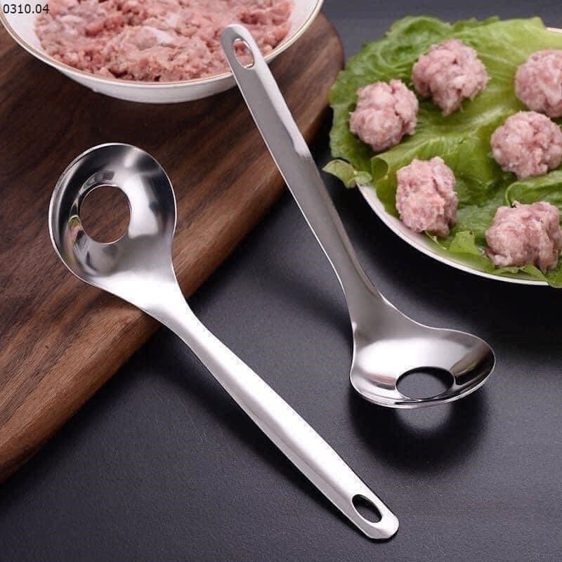 Thìa Làm Mọc Nặn Thịt Viên Tiện Lợi Inox