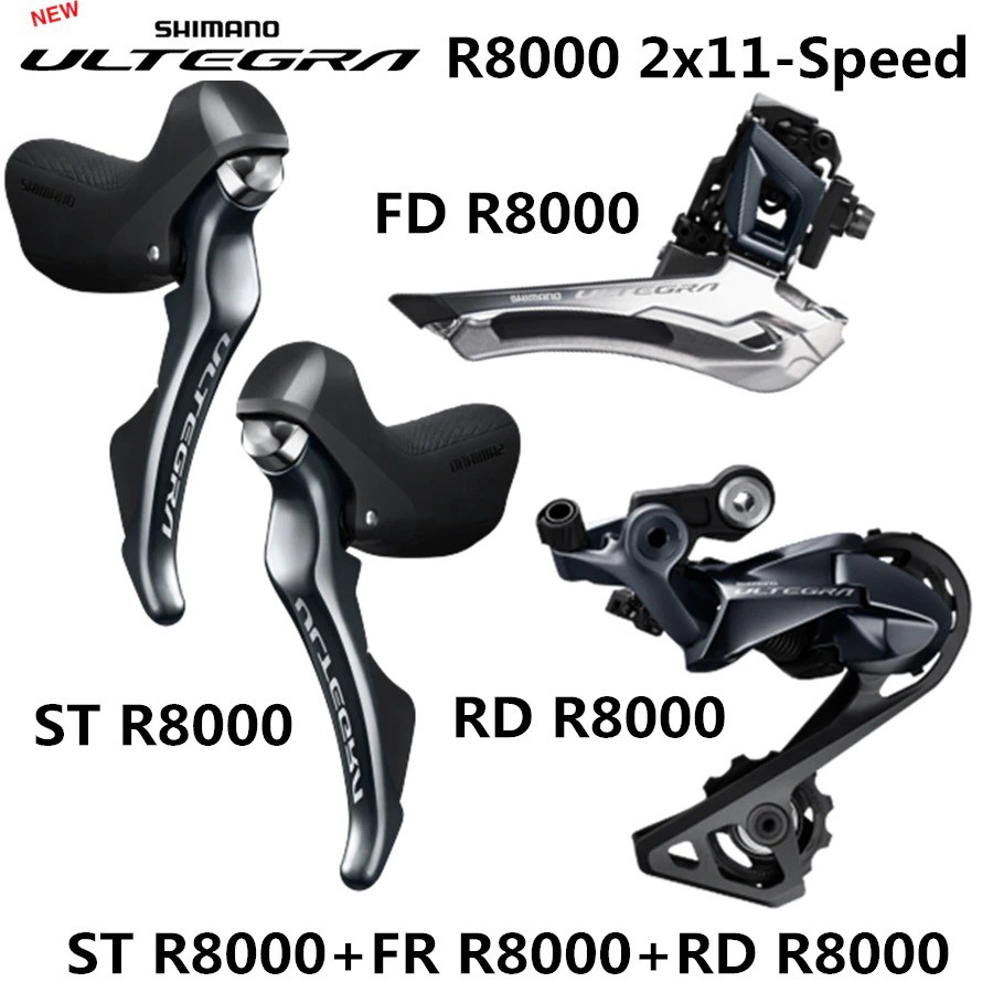 Group Mini Shimano Ultegra R8000 Tay Lắc + Củ Đề + Gạt Đĩa Dùng Cho Xe Road