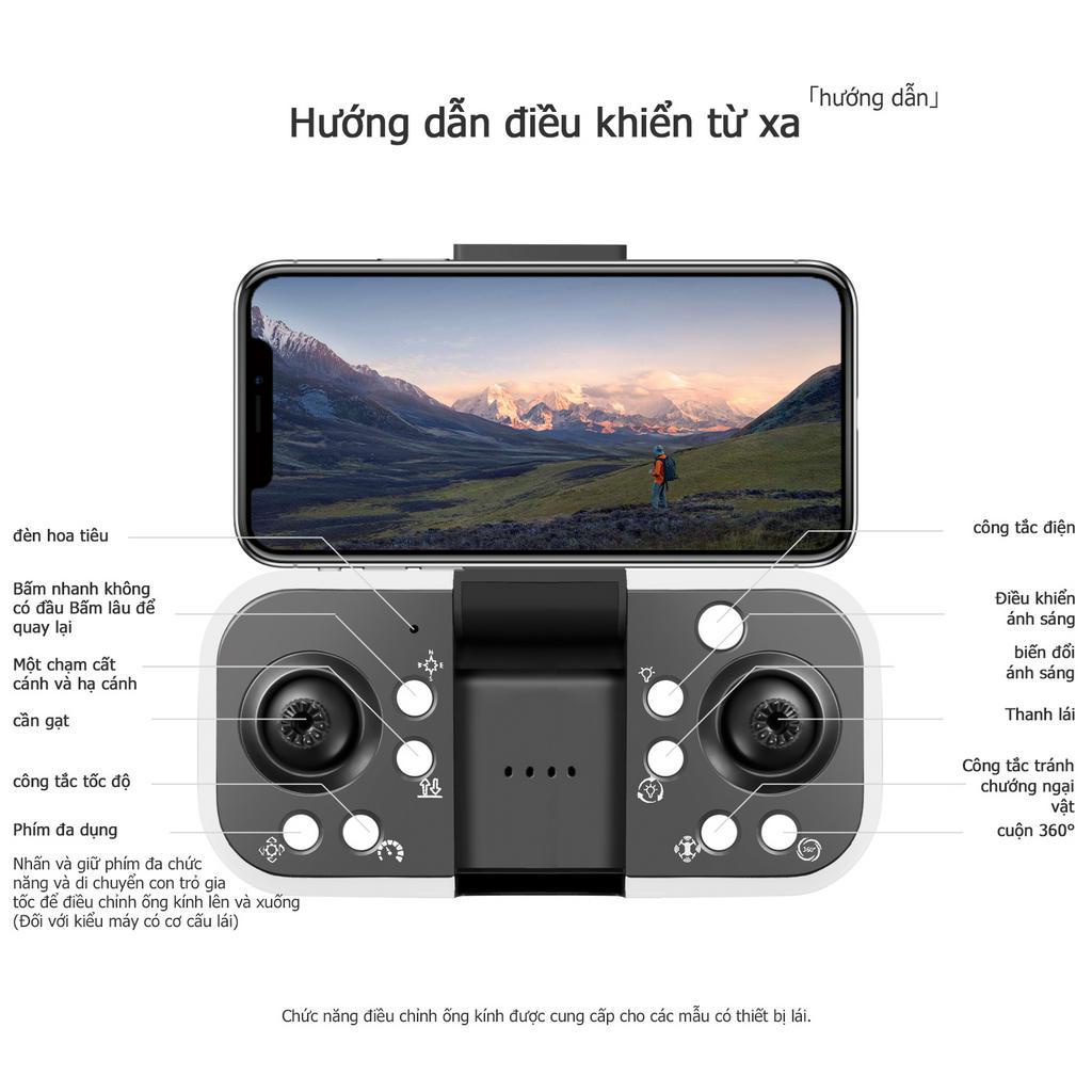 Flycam Drone 4k S98 tránh chướng ngại vật Chuyển camera kép