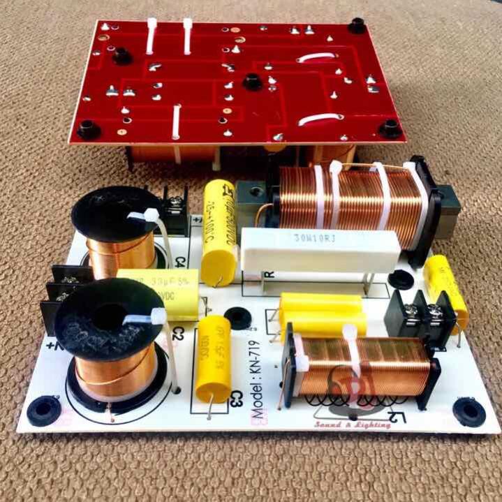 Mạch phân tần loa array loa từ neo 1 bass 1 treble 01 cái KN-719
