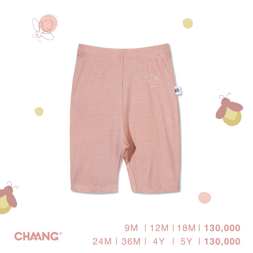 Quần legging lửng bé gái Lake hồng CHAANG