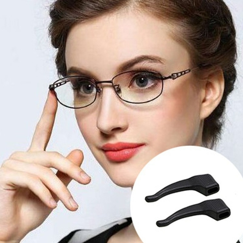 ✨✨Cặp móc gắn kính mắt đeo tai chất liệu silicon chống trượt chống rơi tiện lợi