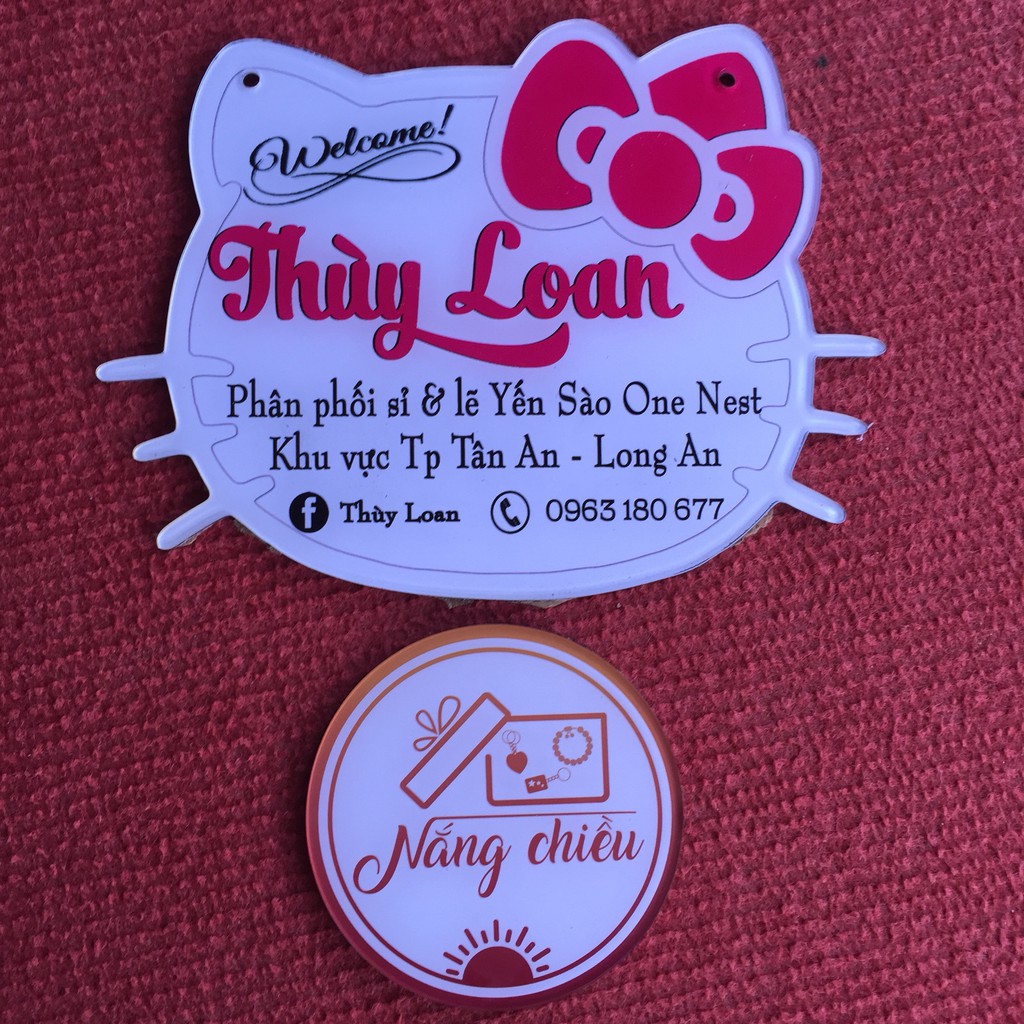 [BẢNG HIỆU MICA DECOR SHOP] - Thiết kế theo yêu cầu - Mẫu Kitty xinh xắn