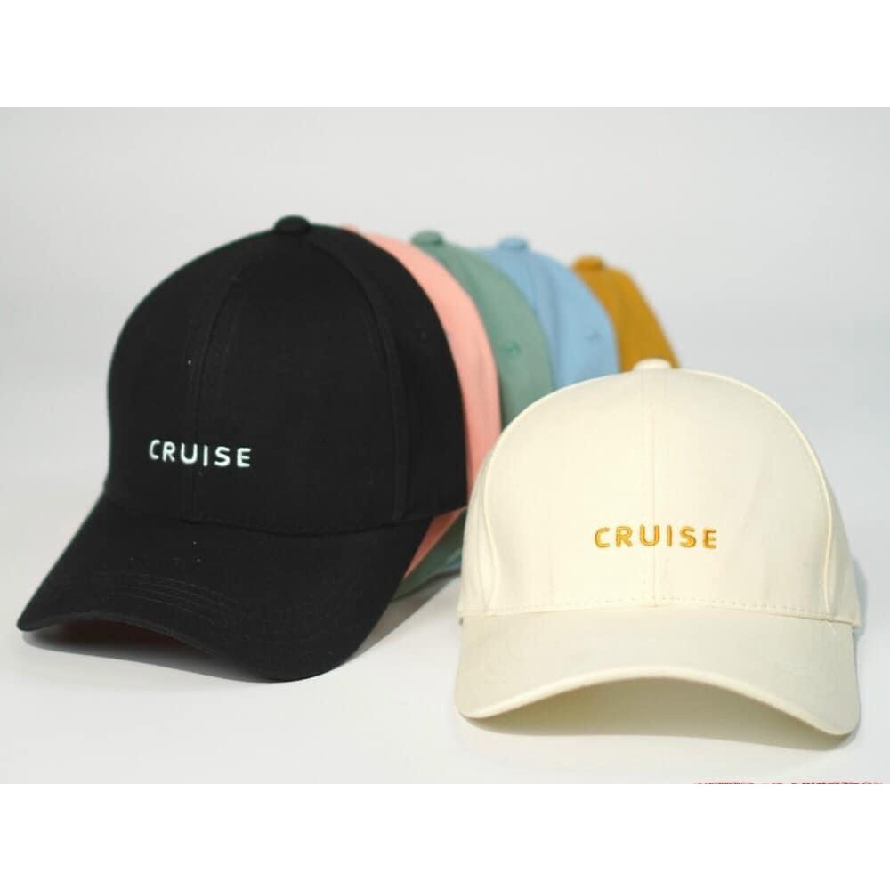 Mũ lưỡi trai ❤️ Nón kết thêu chữ CRUISE chất kaki cao cấp form unisex nam nữ N17