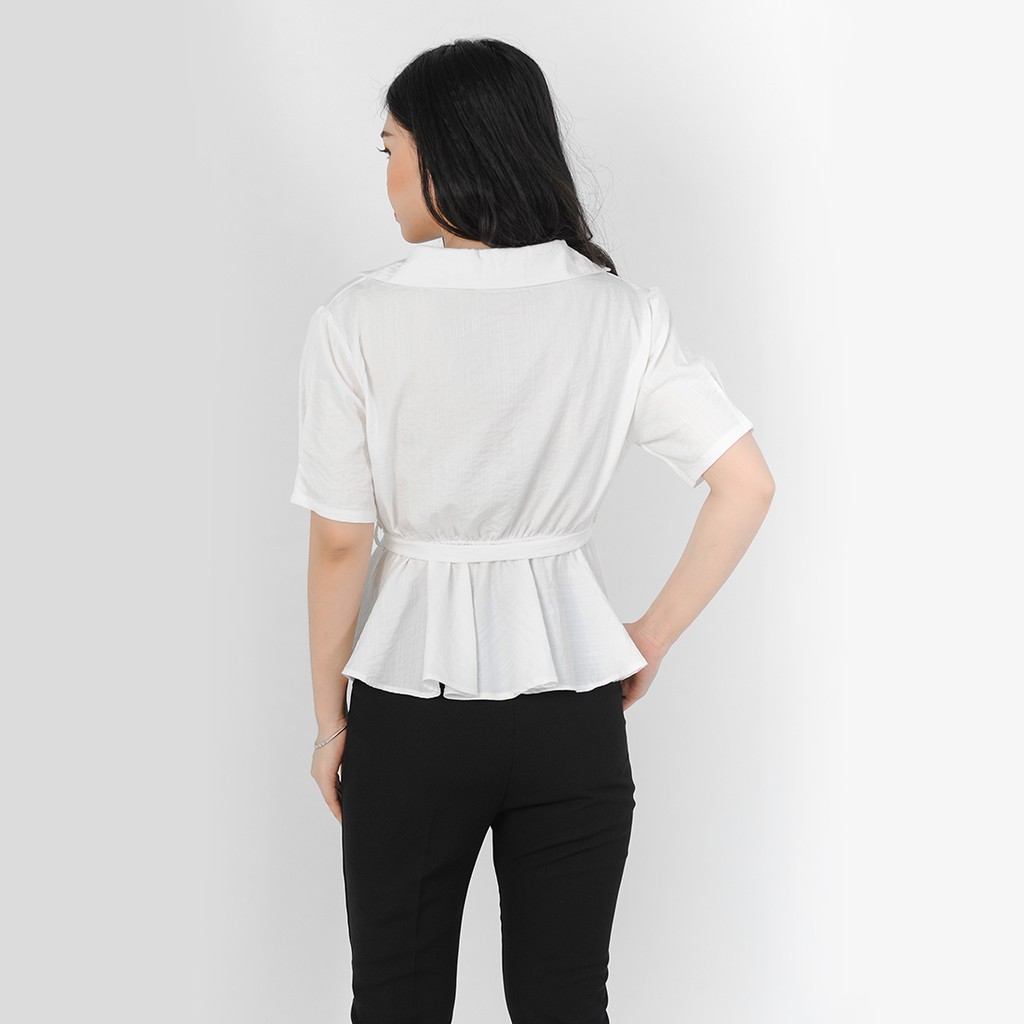 Áo peplum thời trang Eden cổ danton - ASM055