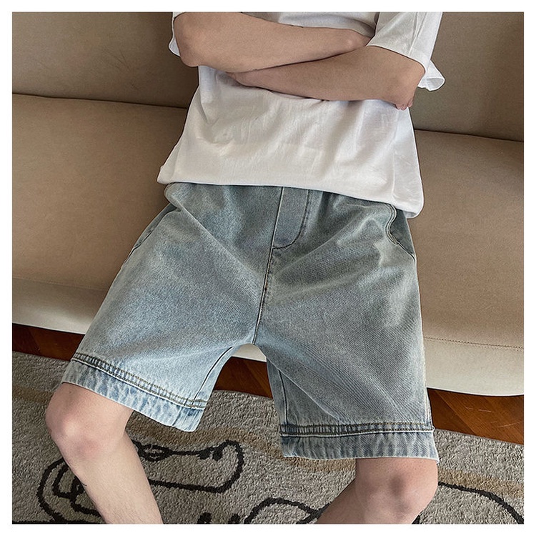 Quần Short Denim Ống Rộng Size Lớn Thời Trang Xu Hướng Cho Nam