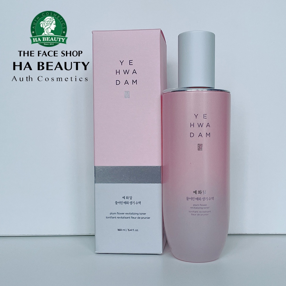 Nước hoa hồng dưỡng ẩm phục hồi sinh khí da chống lão hóa The Face Shop Yehwadam Plum Flower Revitalizing Toner 160ml