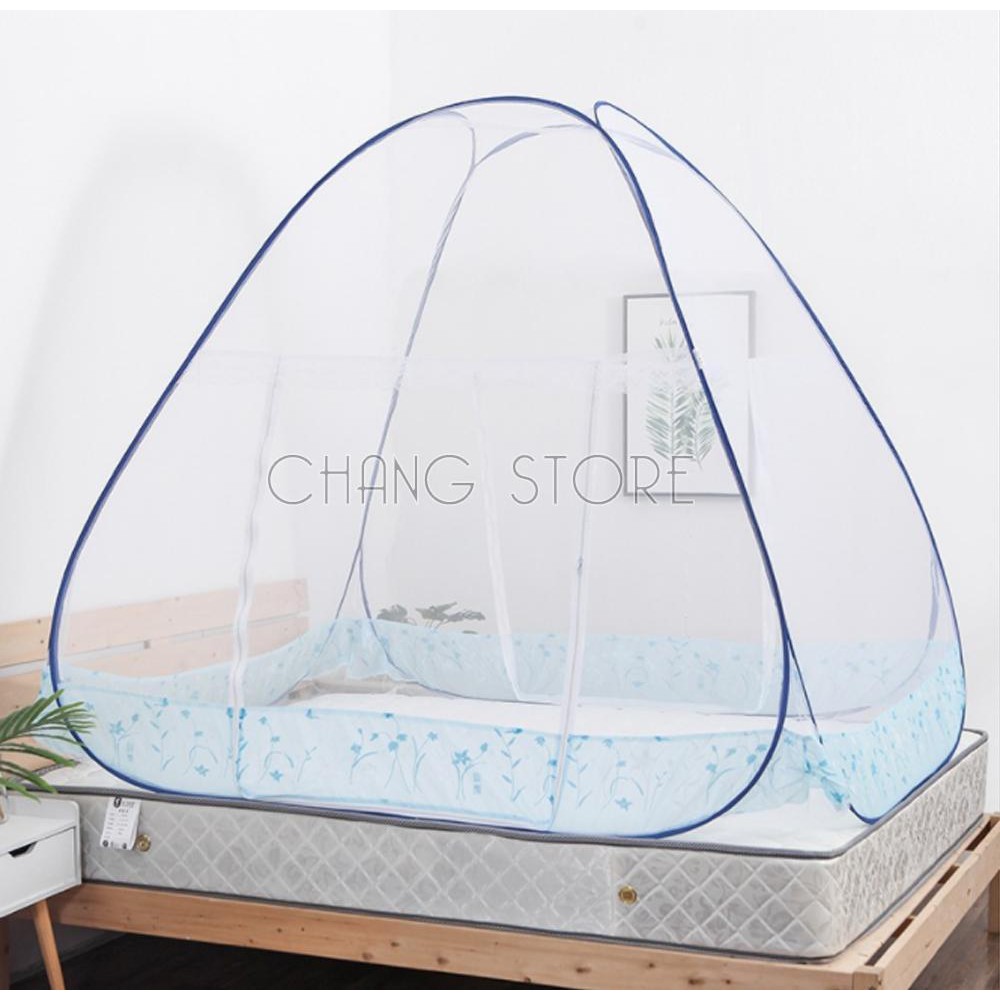 Màn chụp tự bung không đáy cao cấp cho gia đình an toàn, tiện dụng 1m6 x 2m