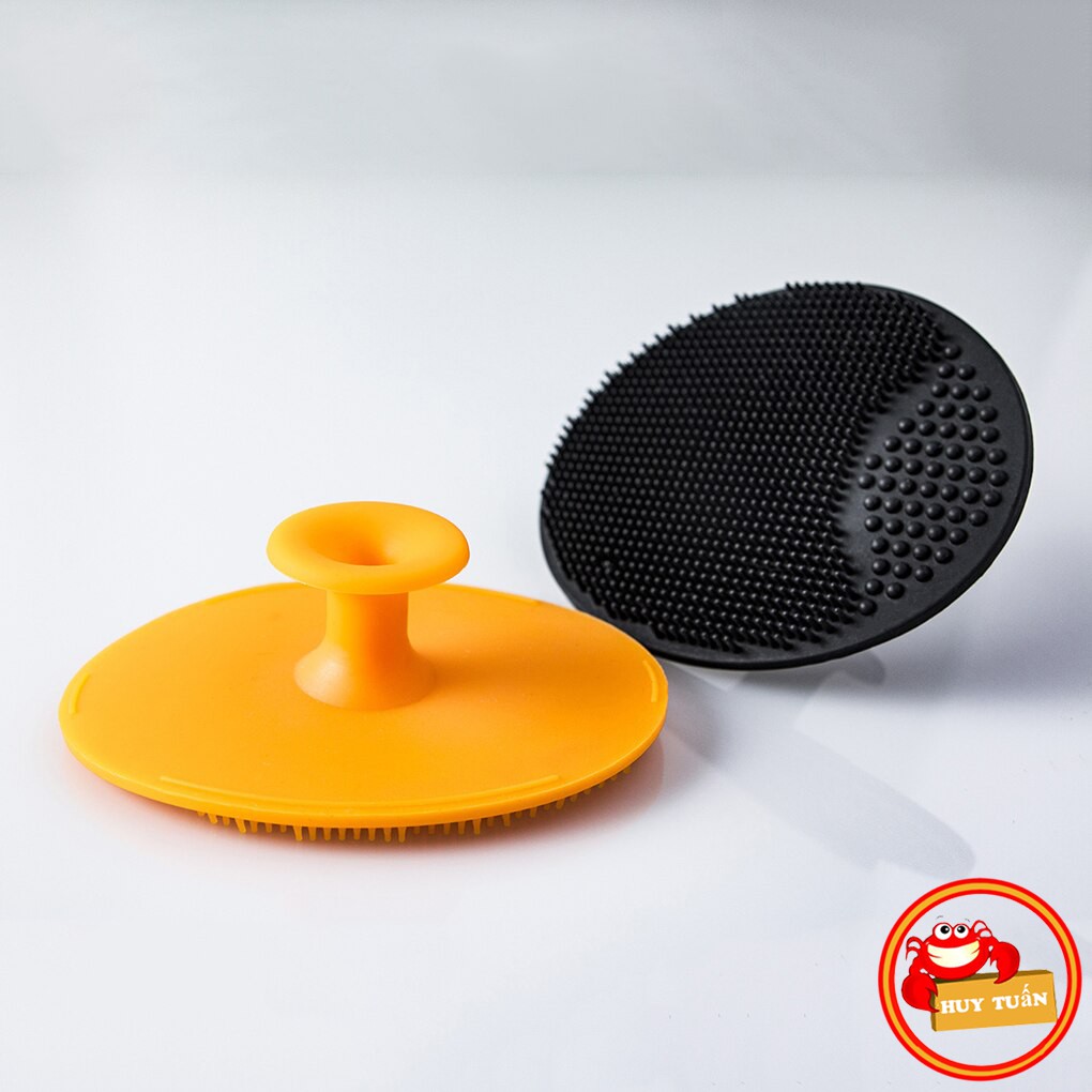 Miếng silicone gai rửa và massage mặt hình oval (RMO02)