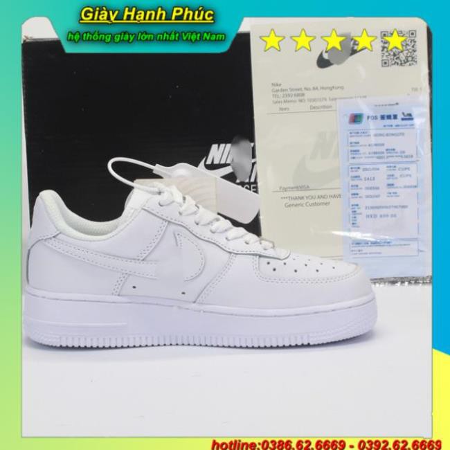 [TẶNG TÂT+TẨY VỆ SINH] 🔥Giày thể thao sneaker AF1 trắng full box 1.1 | BigBuy360 - bigbuy360.vn