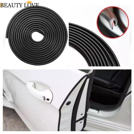 Cuộn Dây Cao Su 10M Dán Viền Bảo Vệ Cạnh Cửa Xe Hơi Chống Trầy Xước