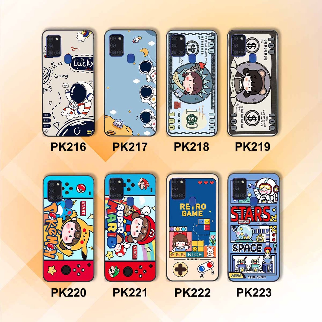 Ốp lưng Samsung A21s hình phi hành gia, roro jump, điện tử dễ thương - Giá rẻ tốt nhất