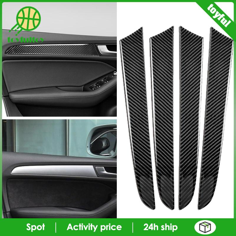 Set 4 Miếng Dán Trang Trí Tay Nắm Cửa Trong Xe Hơi Audi Q5 2010-18