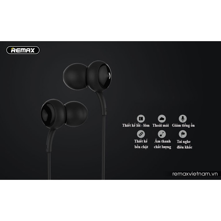 TAI NGHE DÂY CÓ JACK 3.5mm REMAX RM510 – CHÍNH HÃNG