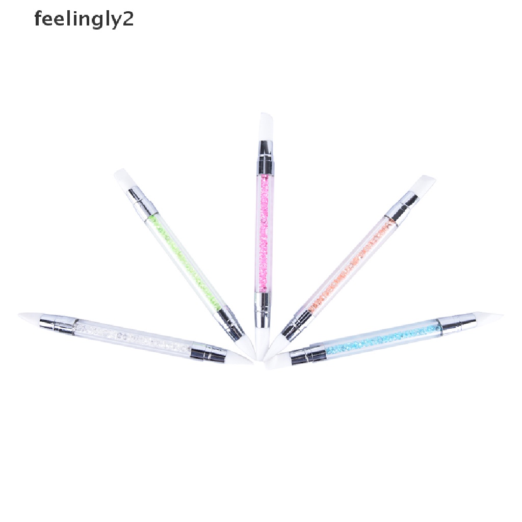 [Hàng mới về] Cọ vẽ trang trí móng tay hai đầu bằng silicon