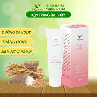 Kem body trắng da V9Queen, chống nắng dưỡng ẩm và dưỡng trắng toàn thân - V9 White 50g - 100g