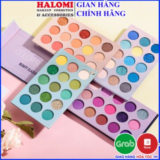 Bảng màu mắt 60 ô Beauty Glazed Color Board bao gồm 4 bảng nhỏ 15 ô với đủ tone màu phổ biến dễ makeup lên tone lâu trôi