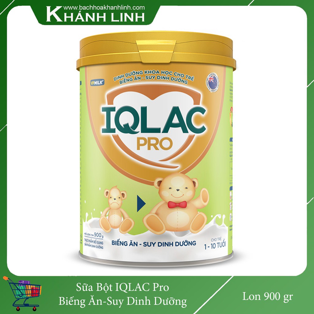 Sữa Bột IQLAC PRO Biếng Ăn Lon 900Gr