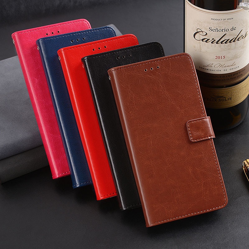Ốp Bao Da Điện Thoại Nắp Lật Cho Redmi Note 11 11S 10 10S 8T 8 6 7 9S 9 Pro Max 7S 3 4 4X 5A Prime 12 12C 10C A1 Plus