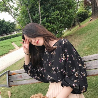Sơ mi hoa nhí ulzzang