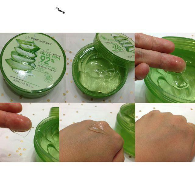 Gel lô hội đa năng aloe vera Nature Republic 92%