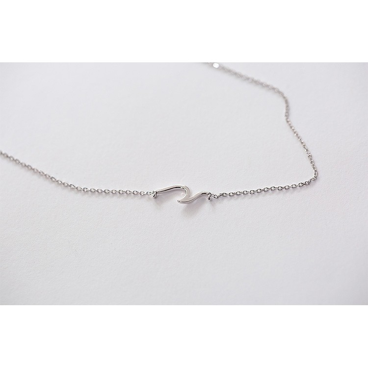 Dây chuyền nữ mạ bạc 925 cao cấp đẹp thanh mảnh kiểu dáng hàn quốc trang sức CINLA DC003