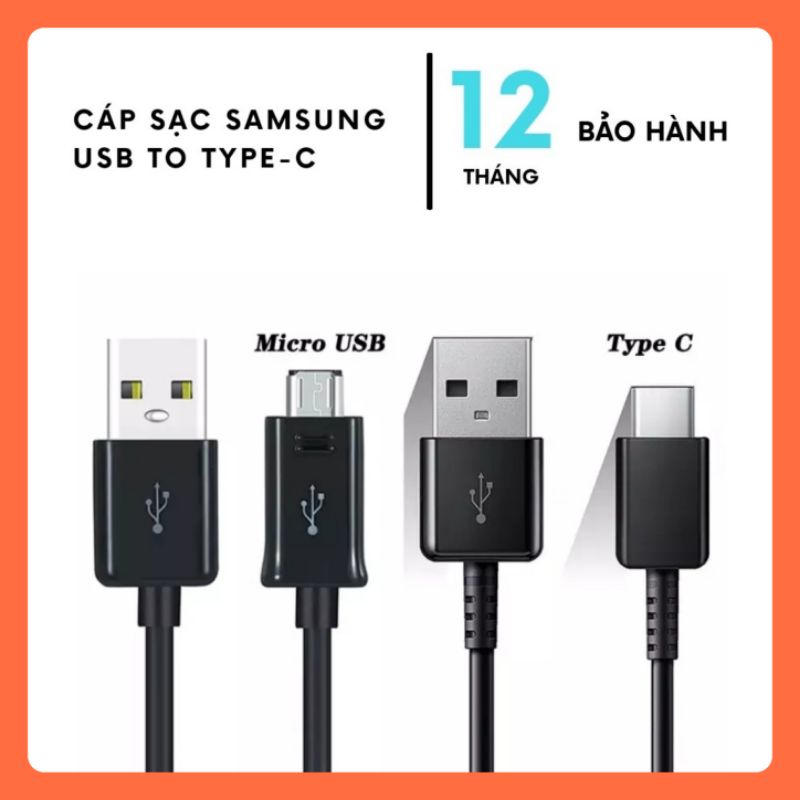 Dây Sạc Samsung Chính Hãng Type C Micro Sạc Nhanh