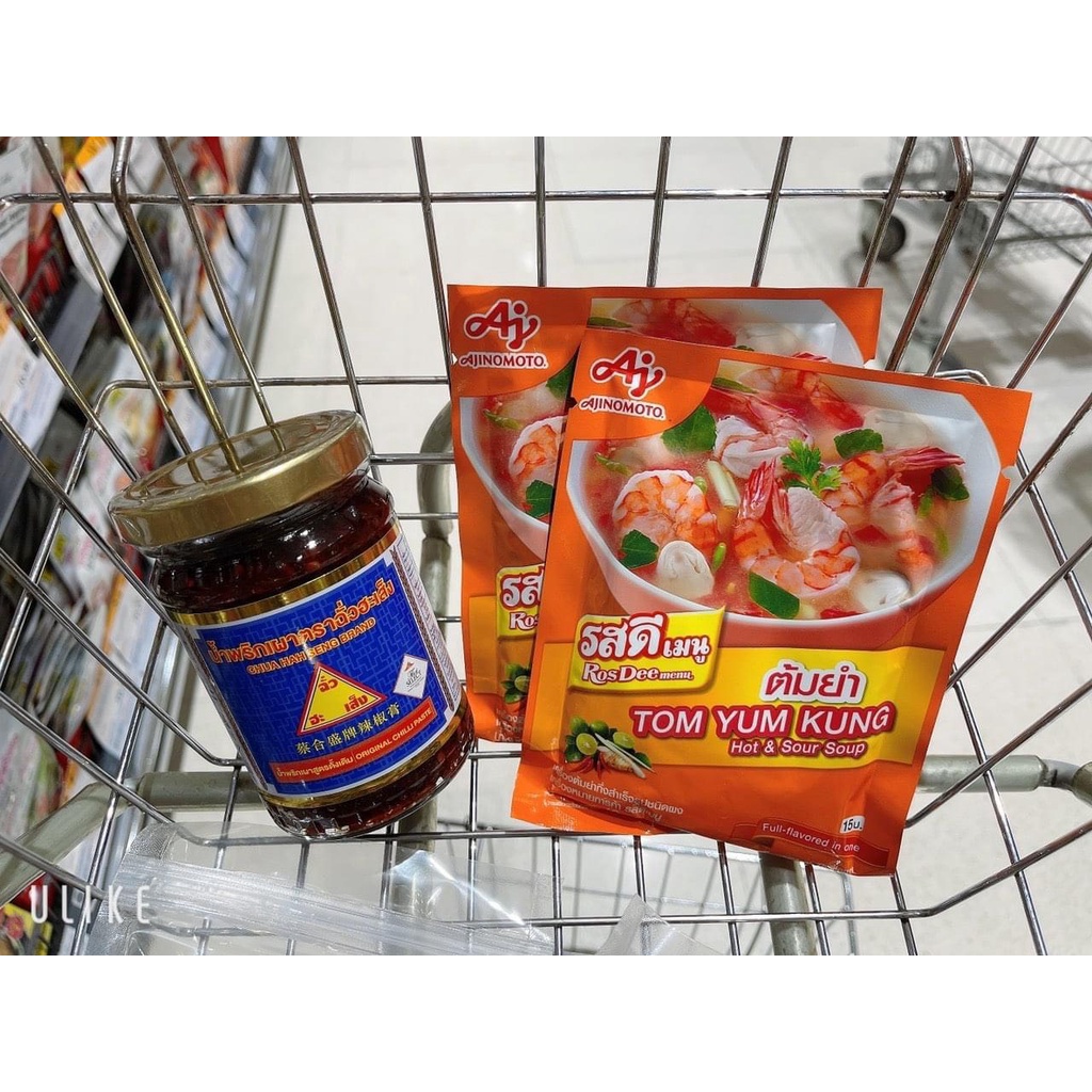 Gia vị nấu lẩu Thái Tom Yum kung 💥TOMYUM NGON NHẤT THÁI LAN 💥 rosdee tom yum kung 60g