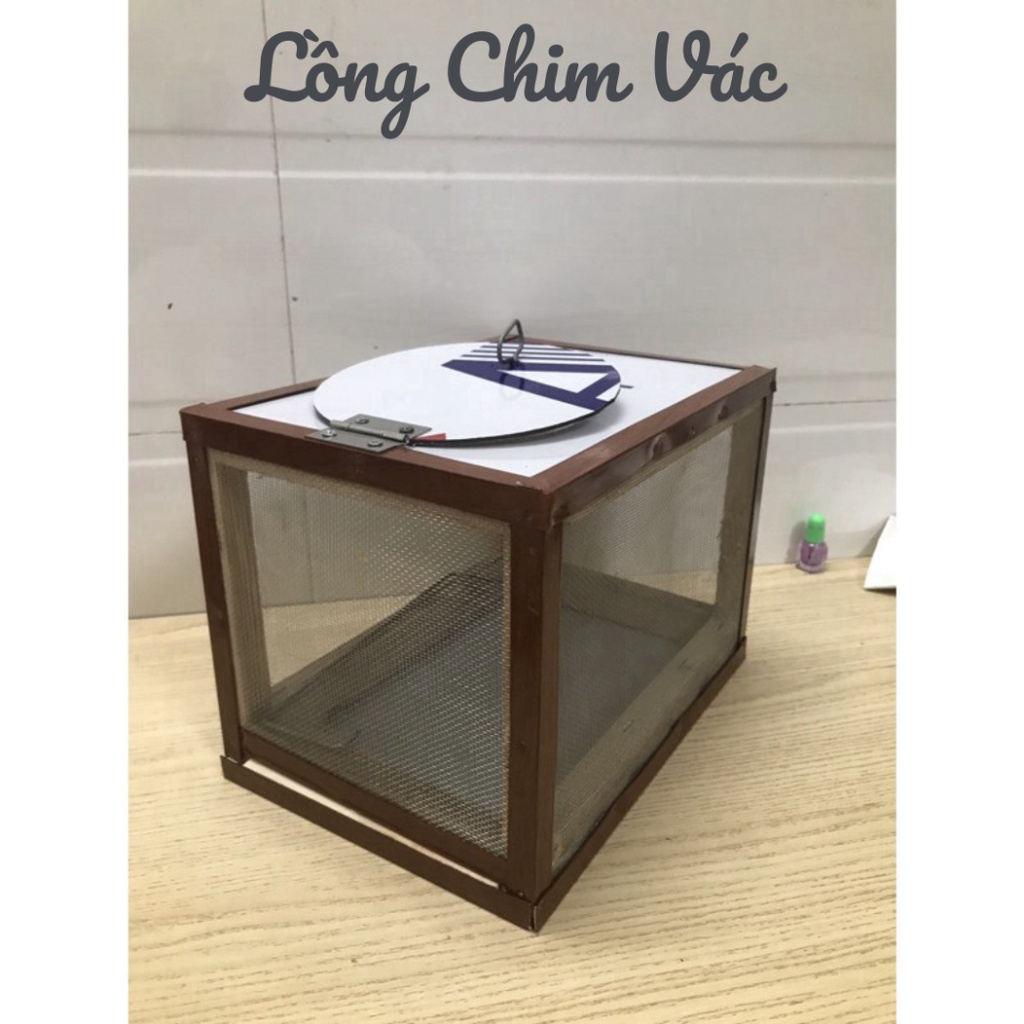 HỘP DẾ SIÊU KỸ CÓ NẮP TRÒN TIỆN LỢI có kèm móc - Lồng Chim Vác